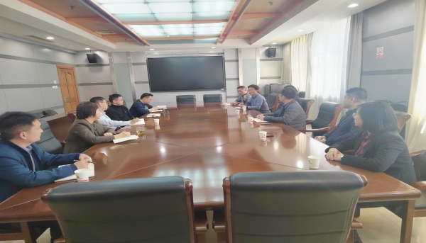 集團(tuán)領(lǐng)導(dǎo)與城鄉(xiāng)一體化示范區(qū)領(lǐng)導(dǎo)、中科院合肥分院科創(chuàng)項(xiàng)目組團(tuán)座談